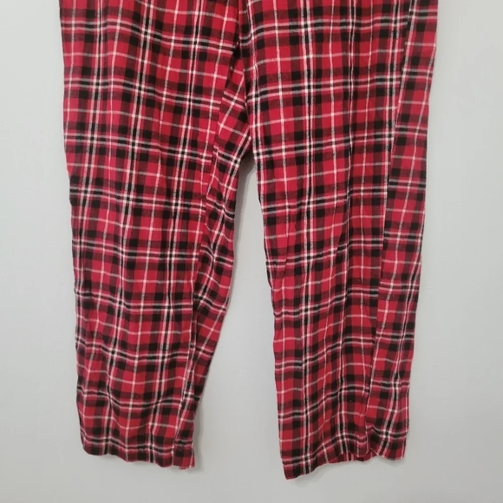 Ralph Lauren Men's Red Plaid Flannel Pajama Pants‎ Size M Loungewear Holiday